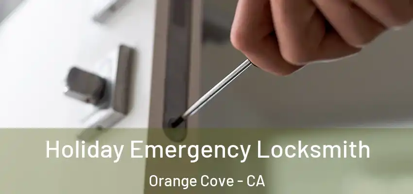  Holiday Emergency Locksmith Orange Cove - CA